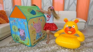Диана и Рома Диана и доставка игрушек