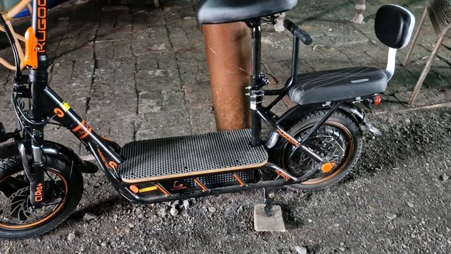 Kugoo Kirin C1 pro plus. Первый опыт эксплуатации самоката-скуте смотреть онлайн