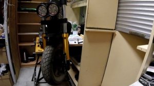 Kugoo Kirin M5 Pro 1200W 2024г.  Замена переднего колеса.  Примерка.