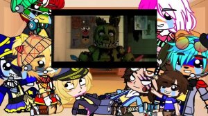 Реакция Security Breach+Уильям(Спрингтрап) на "Неудачные дубли с записи Five Nights at Freddy's 3"