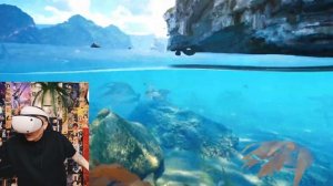 Исследую подводный мир в Subside на PS5 в VR2