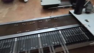 принцип вязания  жаккарда на Нева 2