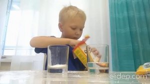 Опыт с лимонной кислотой и содой