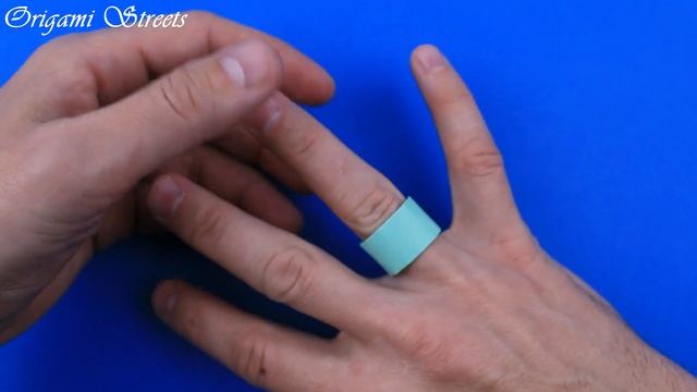 Как сделать кольцо из бумаги