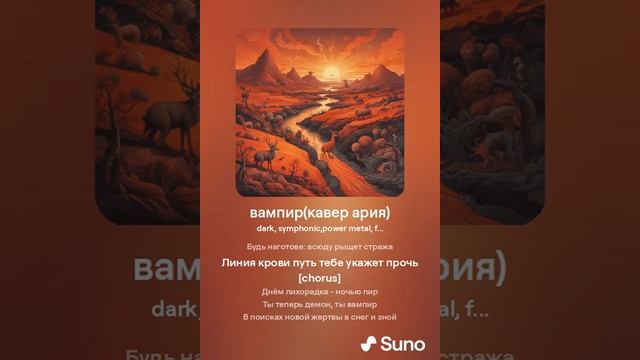 Ария- Вампир(AI power metal cover) смотреть онлайн