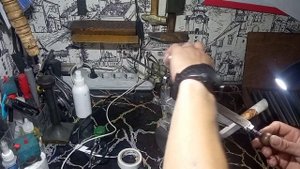 Заточка не дешёвого ножа из мягкой стали