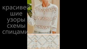 Красивейшие узоры спицами 2025 / вяжем спицами / схемы вя