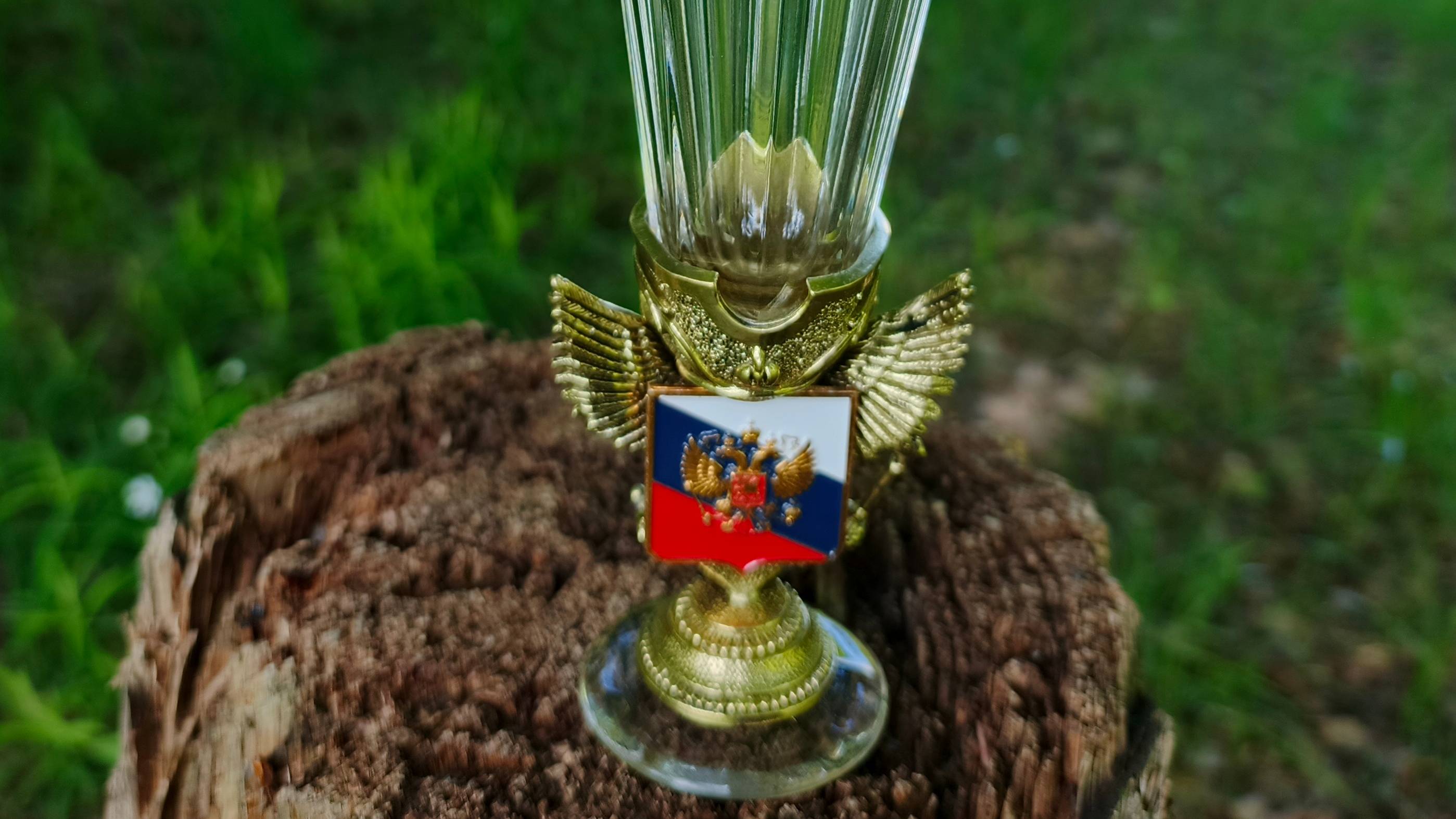 Рюмка «Россия» лафитник, хрусталь