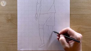 Как нарисовать футболиста Роберт Левандовский