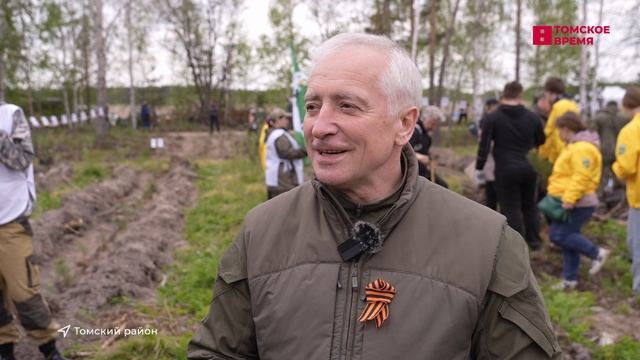 В Тимирязевском лесничестве высадили 9 тысяч саженцев сосны