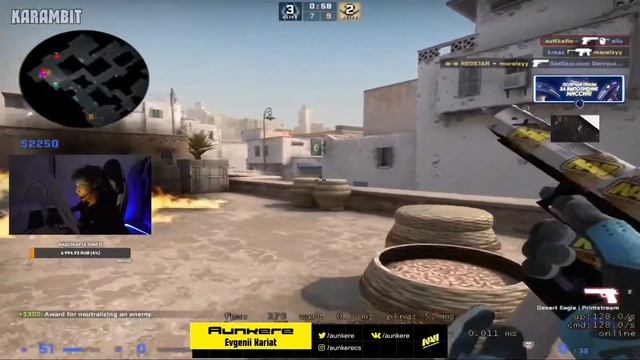 AUNKERE В НЕРЕАЛЬНОЙ ФОРМЕ НА FPL!!! (CS:GO)