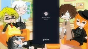 🍂 реакция БСД на ТТ 🍂2 часть 🍂Gacha club🍂(со звуком, оригинал 😅)🍂