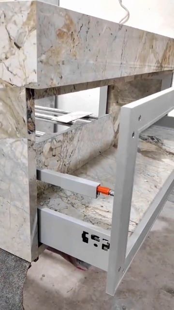 Новая раковина из керамогранита. Часть вторая. #ванная смотреть онлайн