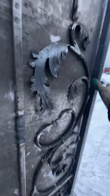 Везем большие откатные ворота на порошковую покраску | #воротаковка #ворота #откатныеворота #стройка смотреть онлайн