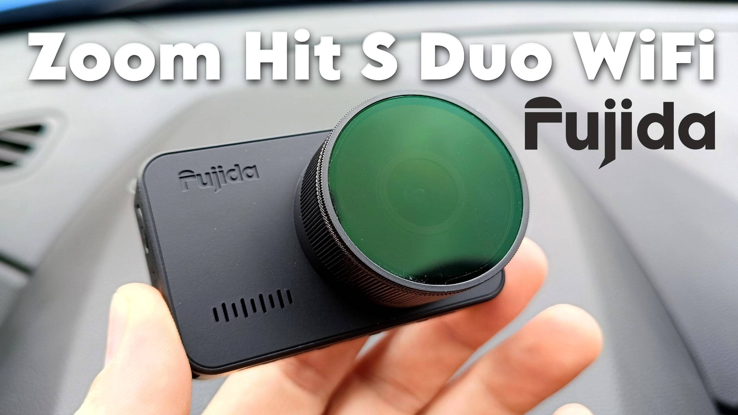 Fujida Zoom Hit S Duo WiFi - видеорегистратор с двухканальной записью, GPS-базой камер и WiFi