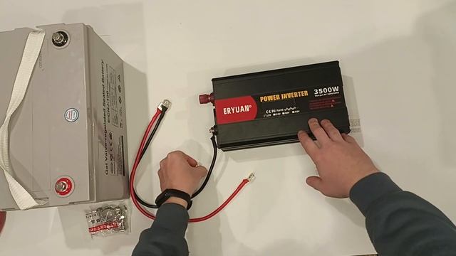 Якісний інвертор 12V-220V 3500W (1450W) ERYUAN з екраном