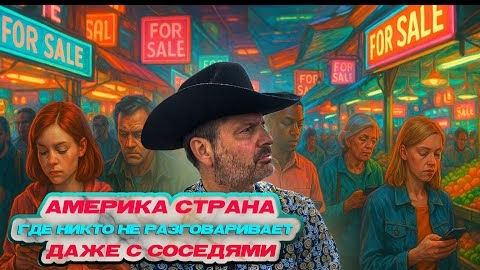 Америка страна, где никто не разговаривает Даже с соседями