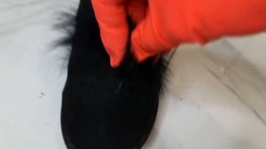 Как почистить ЗАМШЕВУЮ обувь от СОЛИ -  2  СПОСОБА