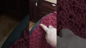 Чехол на спинку компьютерного стула# вязание крючком ?