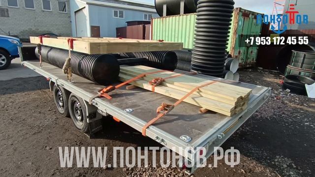 Плавучий причал для купания купить. ПНД причал 3 метра смотреть онлайн