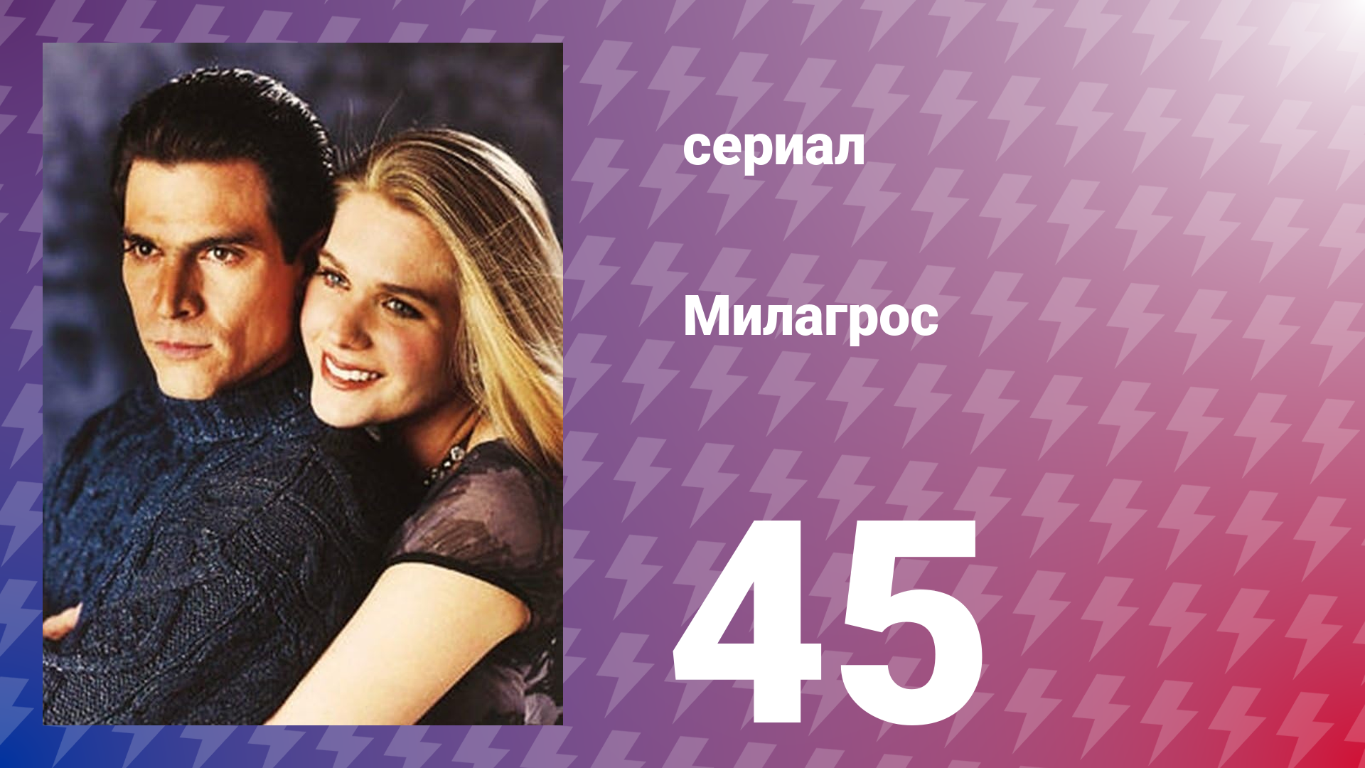 Милагрос 45 серия (сериал, 2000)