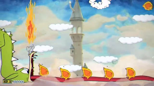 Грим Огнепых на ранг A  Cuphead
