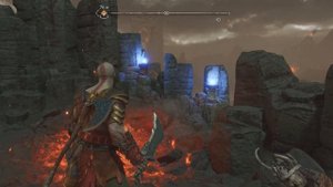 God of War Рагнарёк_ сундук норн в горячих скалах