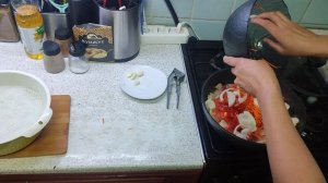Фунчоза с курицей и овощами