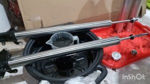 Заміна масла вилки Bajaj Dominar 400