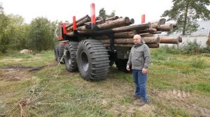 Форвардер ТРОМ 20 модель 4.  Первые испытания.