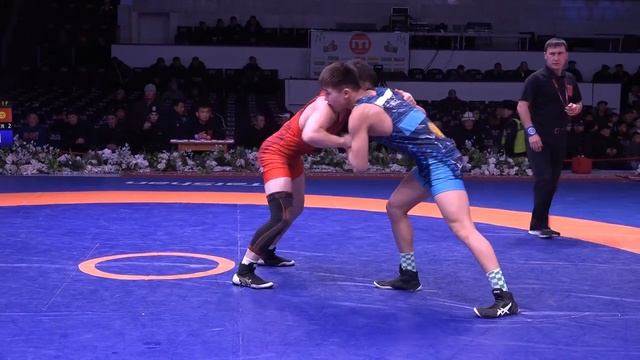 ГРЕКО-РИМСКАЯ БОРЬБА. Чемпионат Кыргызстана-2024. 67 кг 1\1 смотреть онлайн