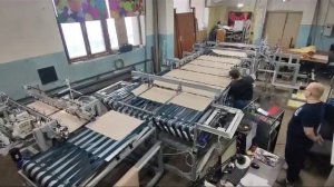 Автоматическая линия по пошиву наволочек