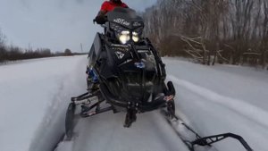 Мог не вернуться на 8 марта, катал один. #klim #снегоход #pol
