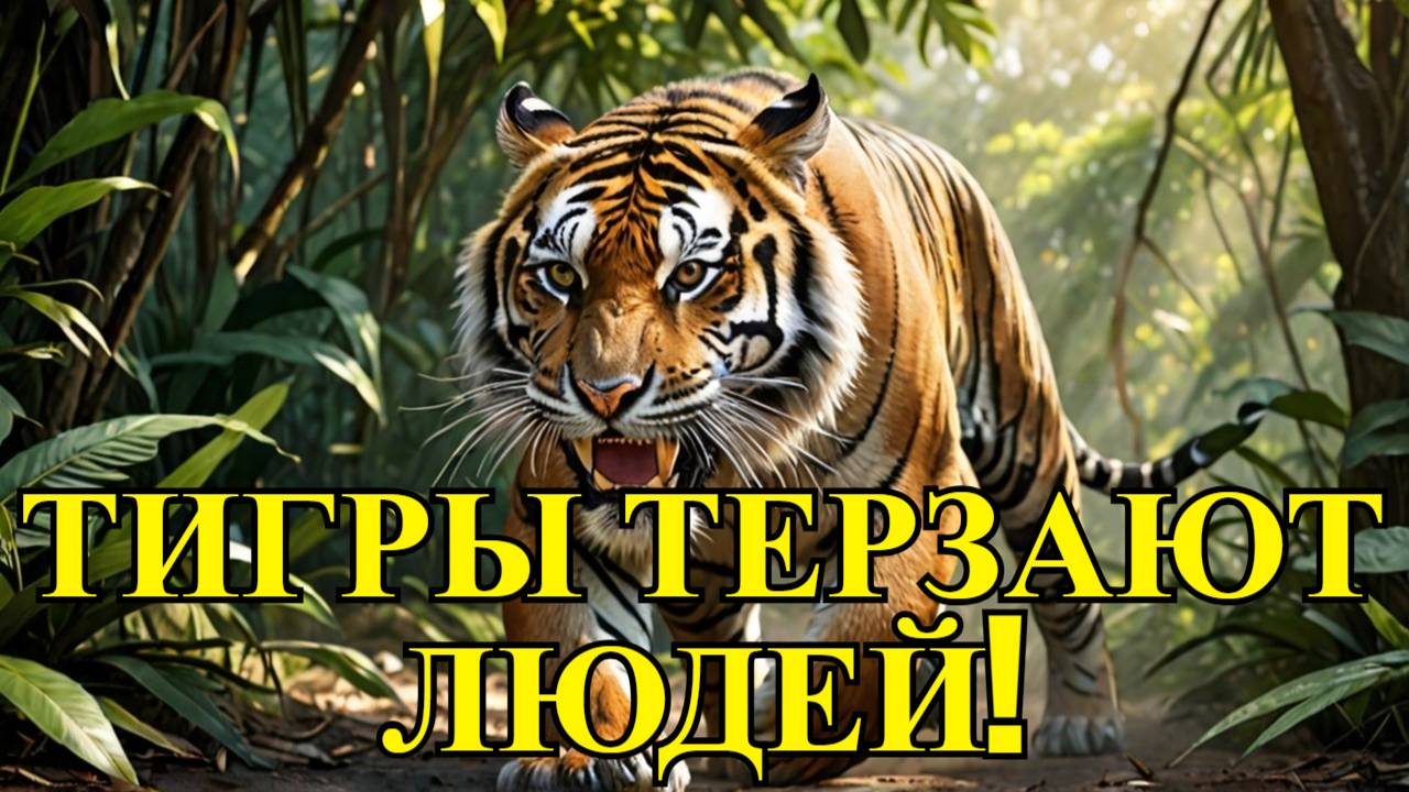Тигры растерзали восемь человек за восемь дней!