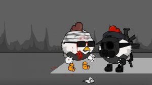 чикен ган анимация побег из базы безумие 2 часть