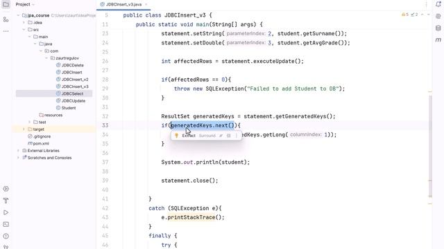 Урок 12 - JDBC Insert и получение ID (JPA & Hibernate)
