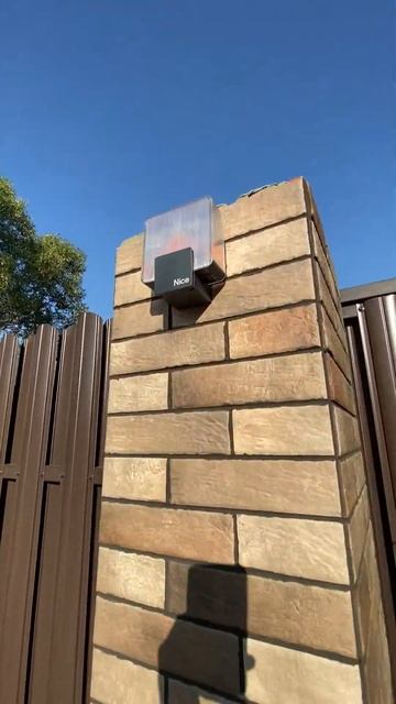 Откатные ворота 4 метра с евроштакетником Ч.3 Автоматика Nice #ворота #откатныеворота #shorts смотреть онлайн