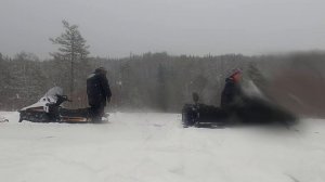 Снегоход СМ-001 Лончин 30 Покатушки с Тайгой Варяг 550. Тян