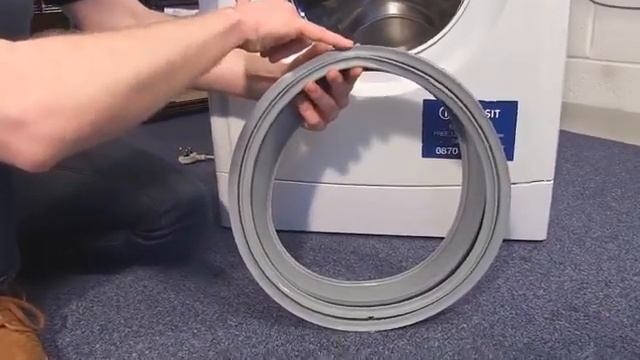 Заменить манжету двери на стиральных Indesit Ariston Стираль смотреть онлайн