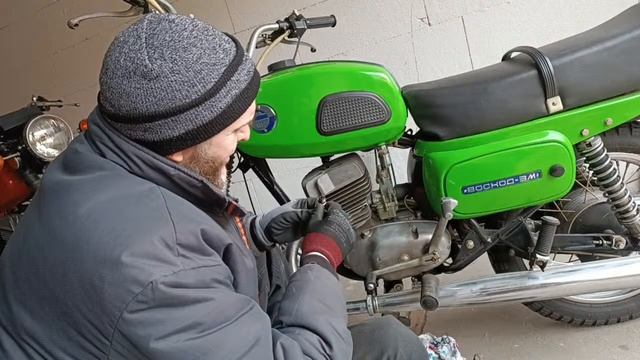 Весенний мотоцикл восход + заведется ли после 10 лет пр? смотреть онлайн