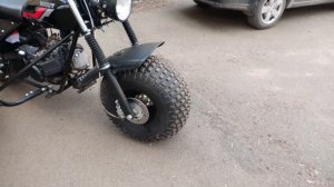 Мотоцикл Скаут-11 (Ижтехмаш) с боковым грузовым прицепо