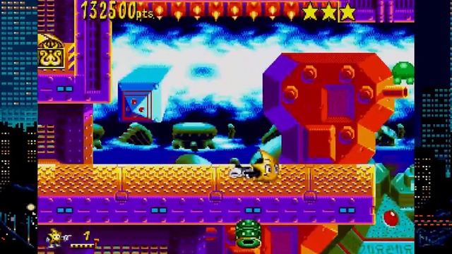 Ностальгия Play  Sega Mega Drive  Ristar Часть 4  Снег и роботы