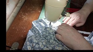 Шью пододеяльник, обработка "Входа" в пододеяльник.