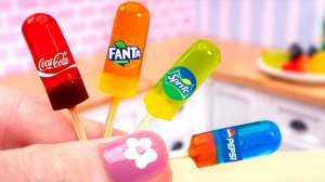 ИГРУШЕЧНЫЕ РАЗМЕРЫ: ПЕПСИ, КОЛА, ФАНТА, МОРОЖЕННОЕ
