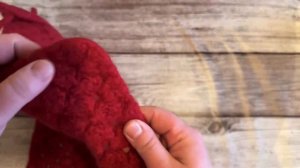 Валяние вязанных изделий. С чего начать. Простая сидуш