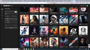 Создание забавных ИИ картинок в сервисе Freepik
