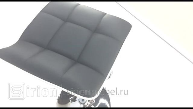 Барный стул Твист черный с белым