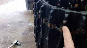 Дешёвая гусеница на мотобуксировщик