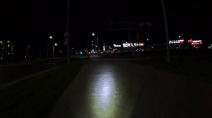По пустому городу на электровелосипеде Wenbox mini