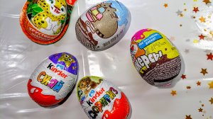 АСМР Шоколадный 🍰🍩🍫 распаковка АСМР Киндер Сюрприз ч.8